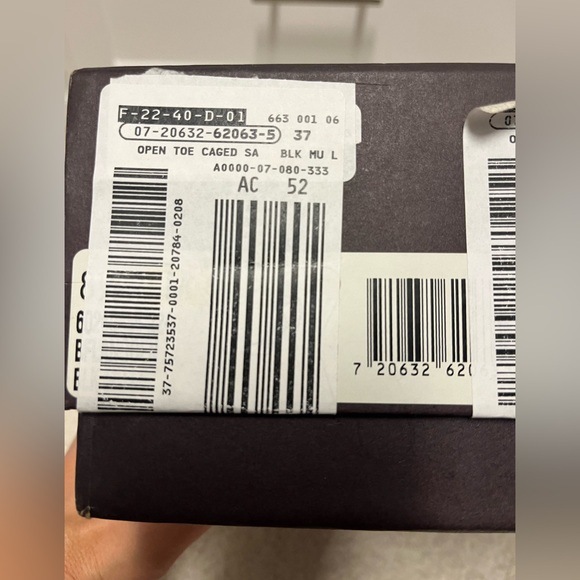 B Brian Atwood Langden Gladiator Caged Heels Black Size 8.5 - Picture 10 of 12